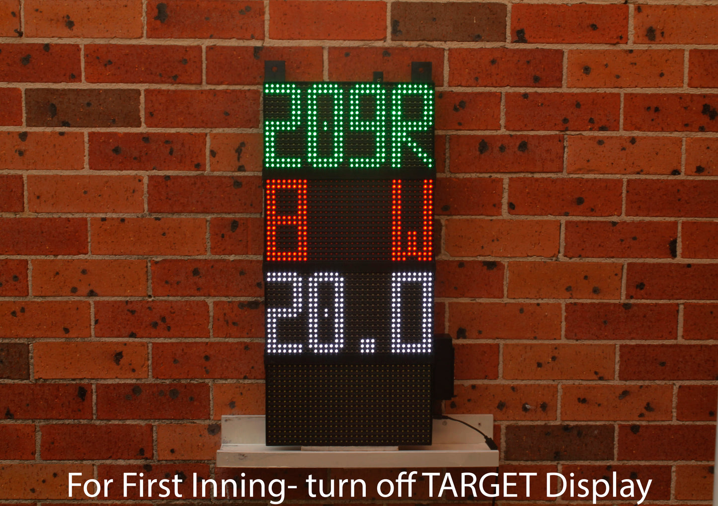 Portable Digital Cricket Scoreboard – 4-Display Outdoor P10 LED Scoreboard with WiFi & Remote Control