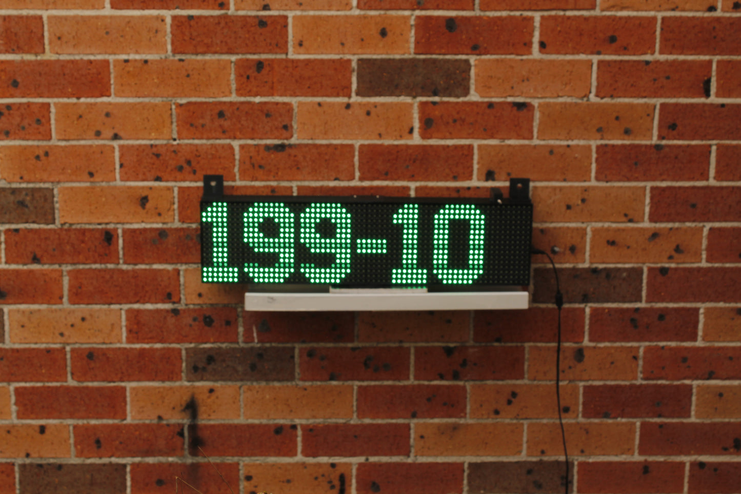 64cmx16cm Basic Digital Cricket Scoreboard with Runs, Wickets and Overs