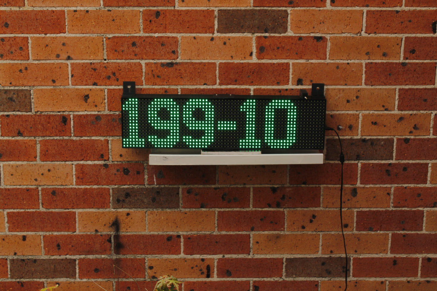 64cmx16cm Basic Digital Cricket Scoreboard with Runs, Wickets and Overs