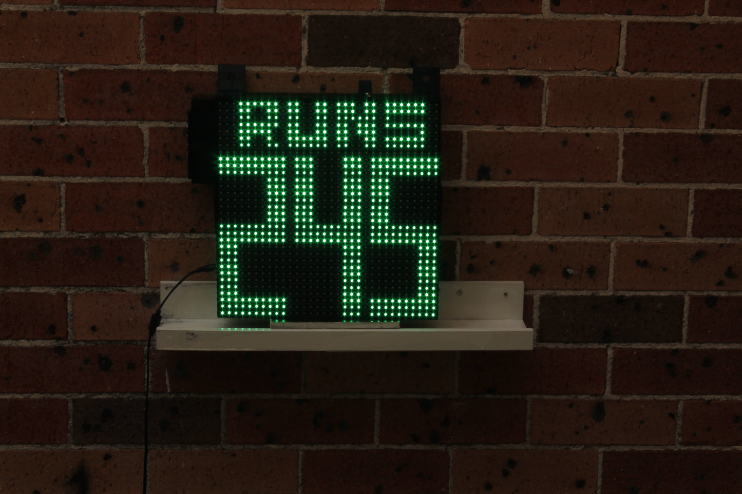 32cmx32cm Digital Cricket Scoreboard with Runs, Wickets and Overs in rotation