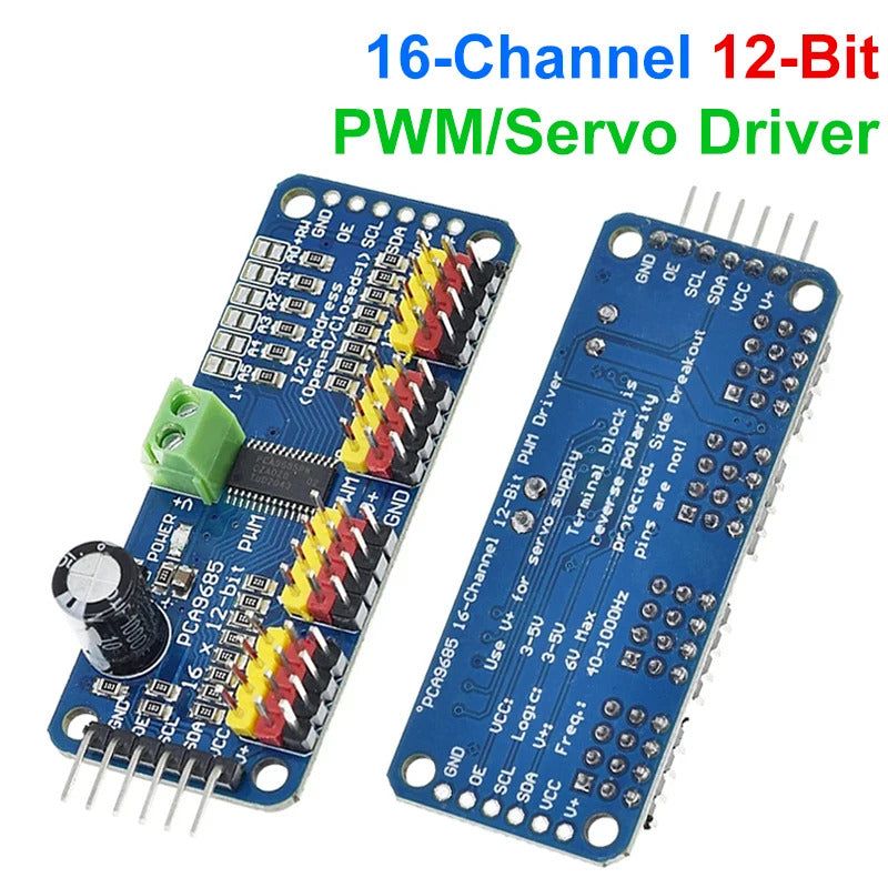 PCA9685PW 16-Channel 12-bit PWM/Servo Driver – I2C Interface