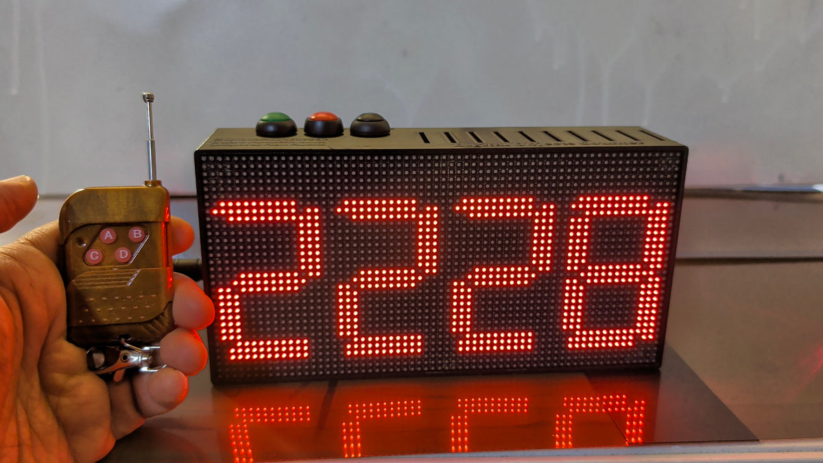 4 digits UP/Down Counter with 433Mhz RF Remote Control- 192mmx96mm