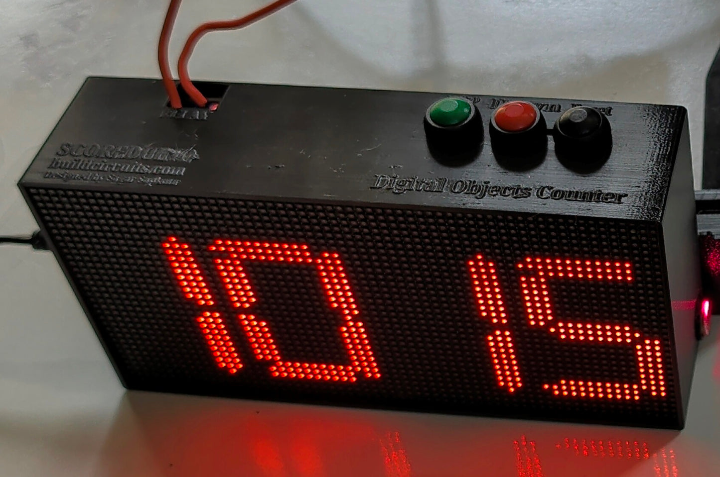 TYPE 3- ESP32 based 4 Digits Digital Objects Counter with Relay, 4 Channels RF remote control, WiFi Support