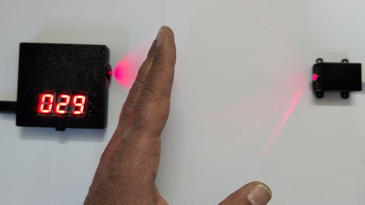 3 Digits Digital Objects Counter with enclosure- SMD