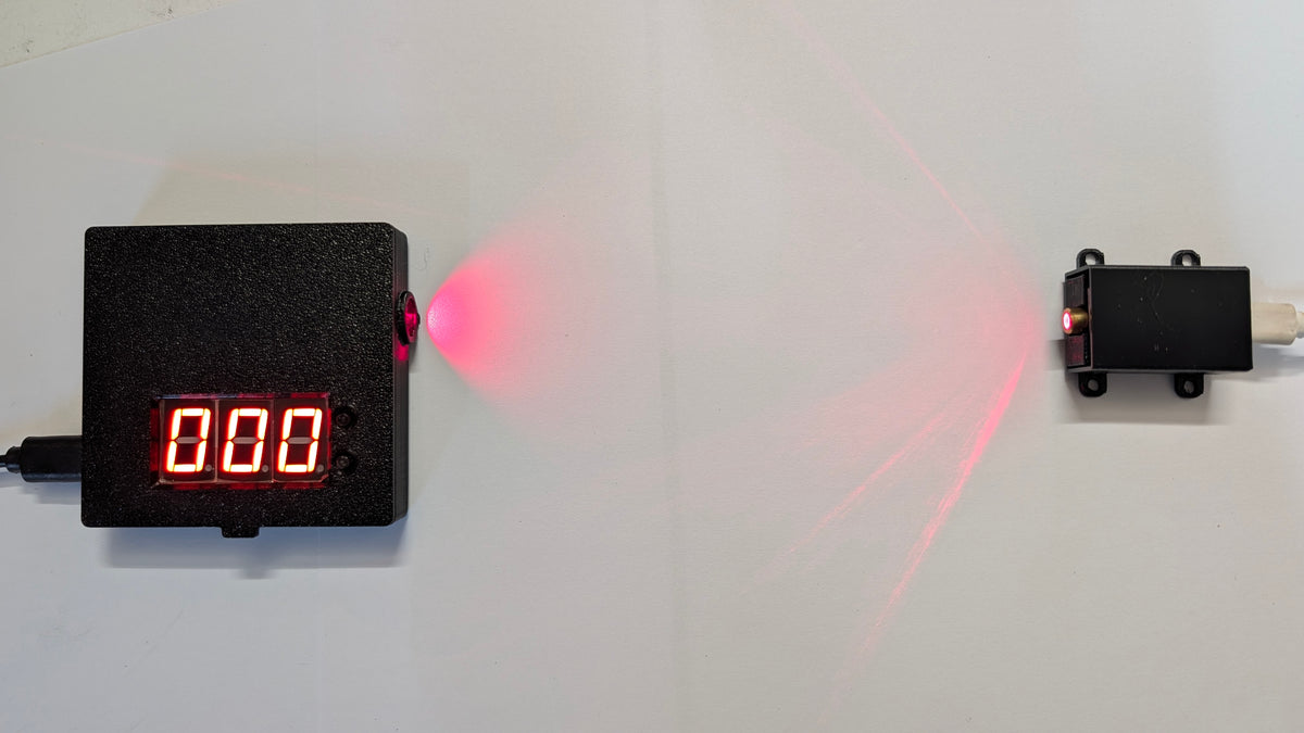 3 Digit Digital Objects Counter With Laser Module- FULLY ASSEMBLED