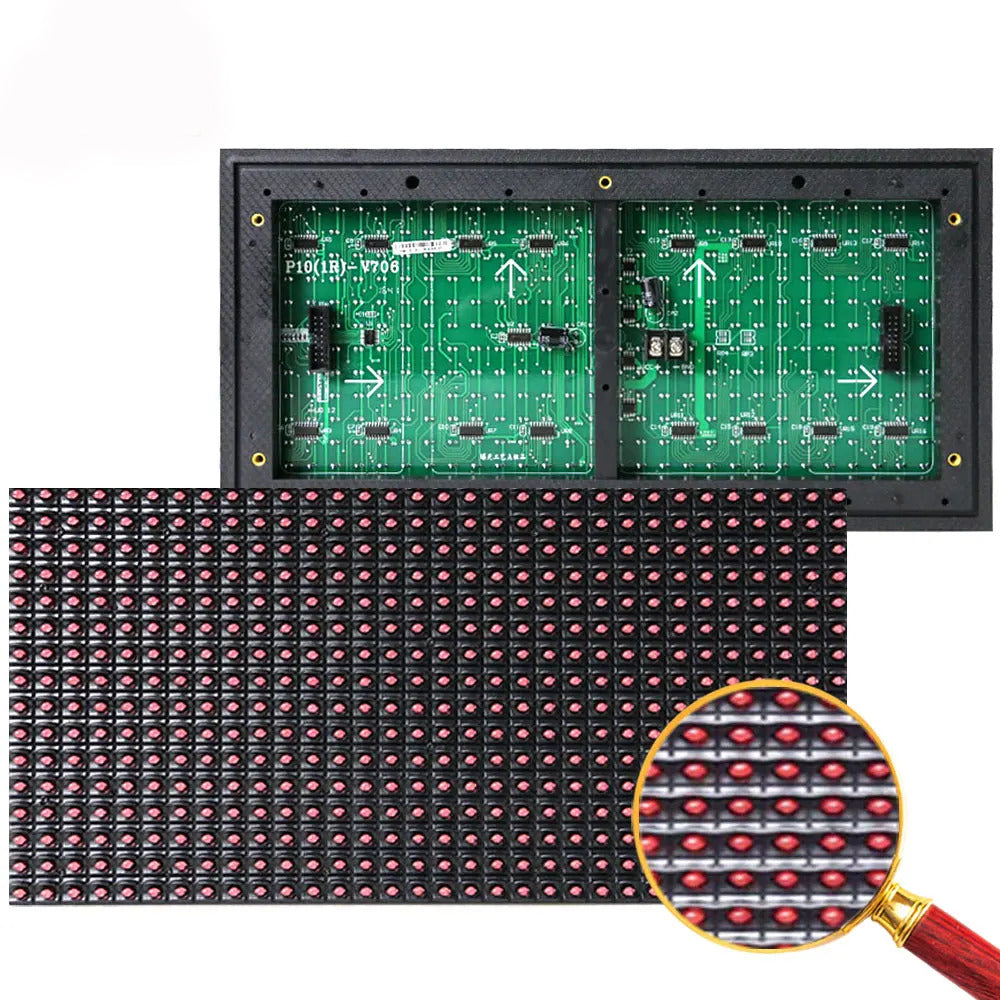 P10 DMD High Brightness RED BLUE WHITE GREEN YELLOW P10 Outdoor 10mm DIP LED dot matrix display- FREE SHIPPING