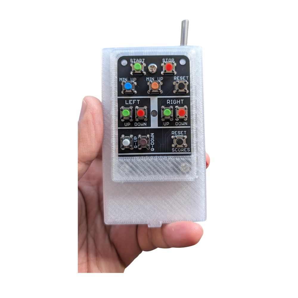 SIZE 4- Wi-Fi controlled Indoor digital scoreboard with 4 chained P5  64x32 pixels RGB LED matrix- 64 cm×32 cm /  25.2 inches×12.6 inches