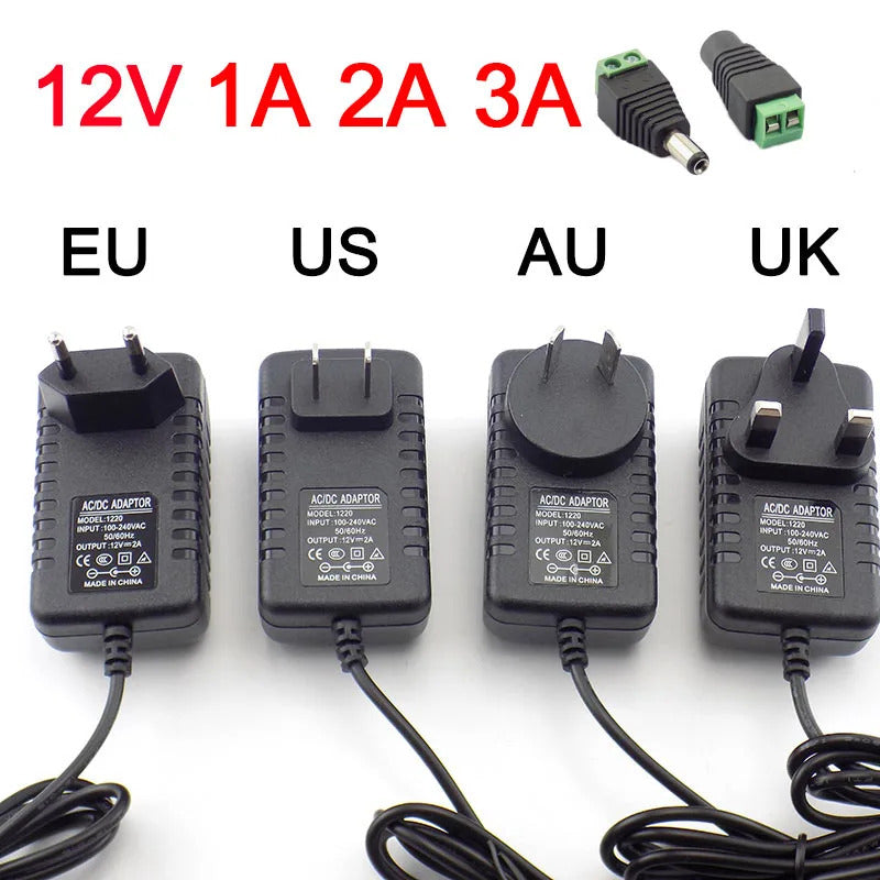 12V 1A 2A 3A power supply for digital scoreboards and counters