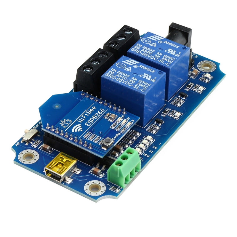 TOSR02 - 2 Channel Smartphone Relay Wi-Fi Remote Control Kit