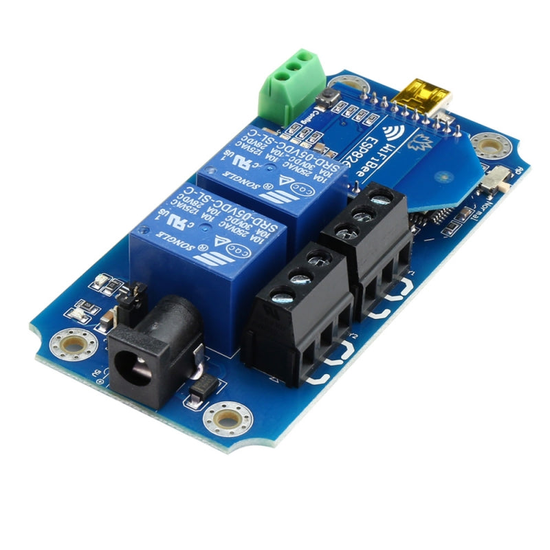 TOSR02 - 2 Channel Smartphone Relay Wi-Fi Remote Control Kit