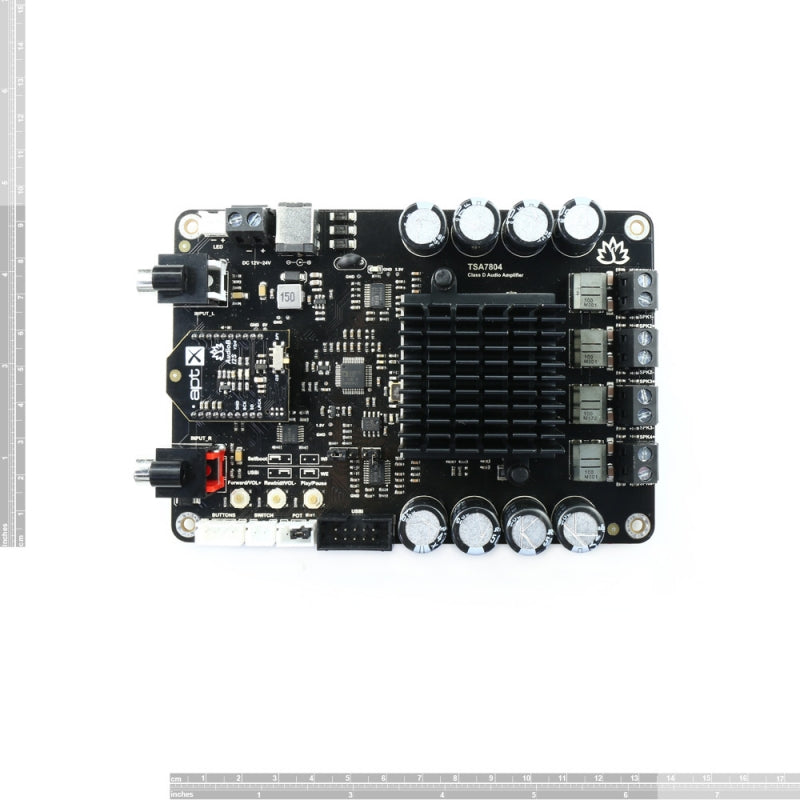4 x 50W Bluetooth+DSP Amplifier Board – TSA7804B(Apt-X)