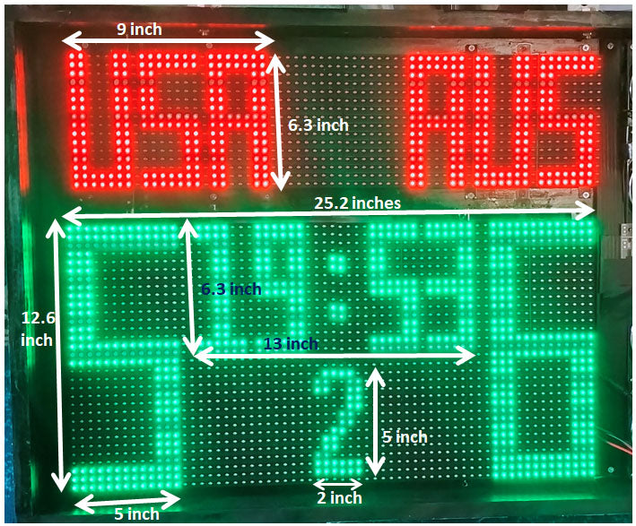 DIY Digital Futsal Scoreboard Modules and Accessories