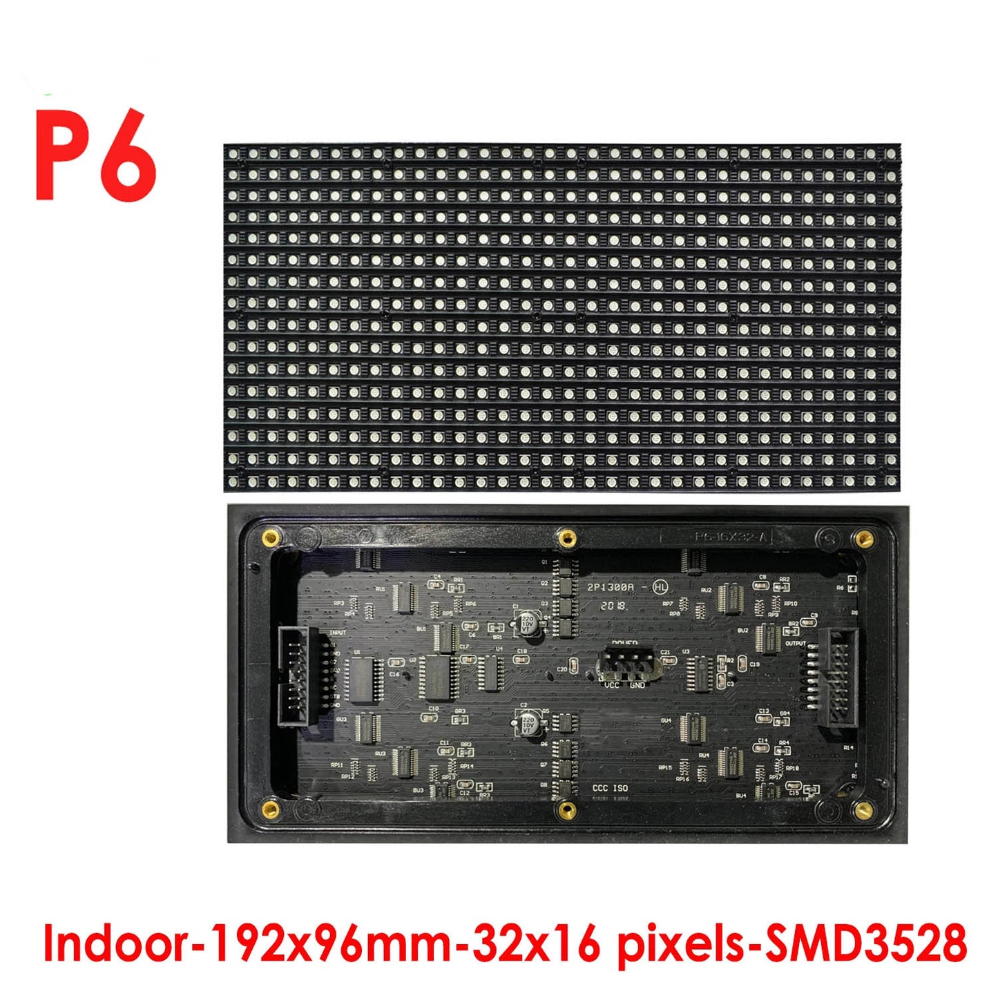 P6 Medium size 16x32 RGB LED matrix panel - 6mm Pitch- FREE SHIPPING