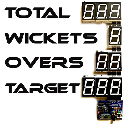 SCORE-C Basic Cricket Scoreboard With 2.3″ displays