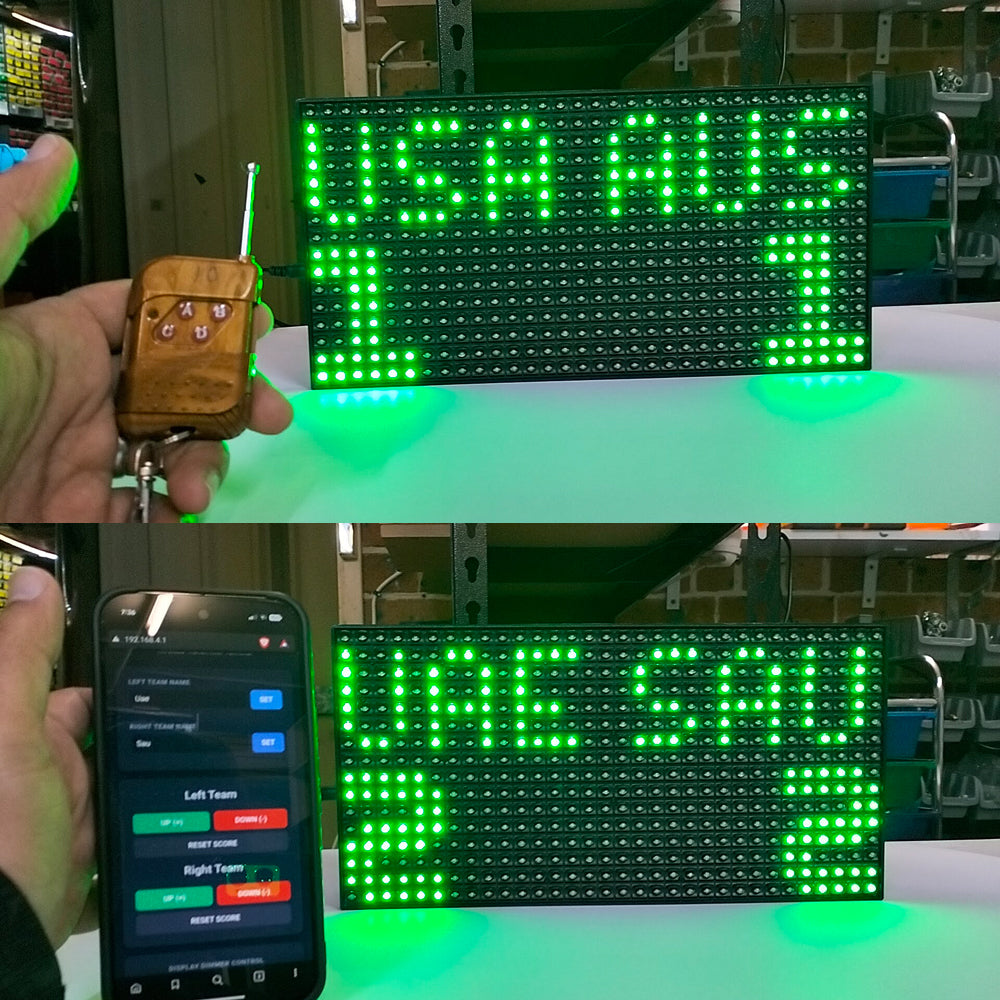32cmx16cm Basic Outdoor Futsal Digital Scoreboard