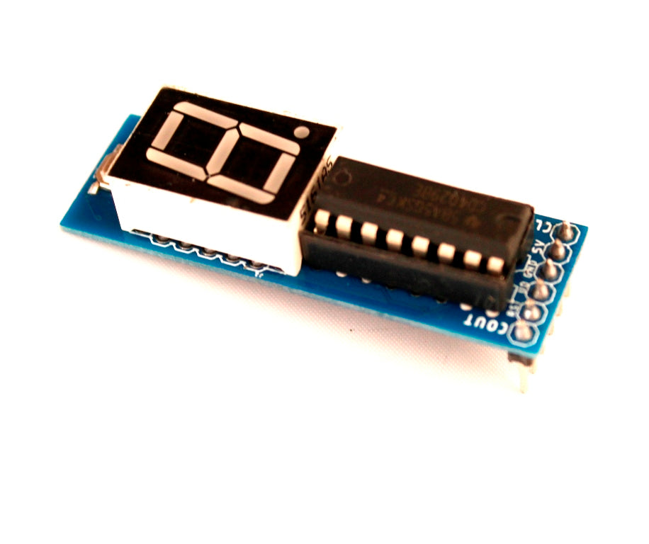 CD4029 based up and down counter for Arduino and NE555