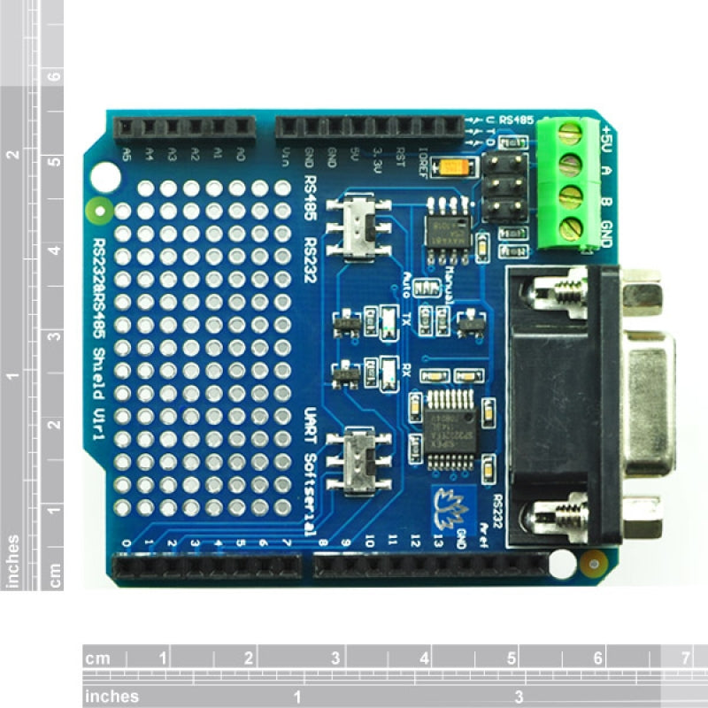 RS232/RS485 Shield For Arduino