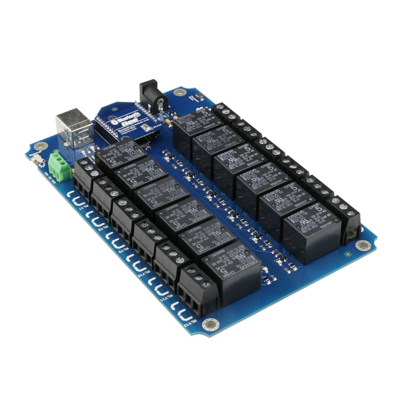 TOSR196 - 12 Channel Smartphone Bluetooth Relay - (Password/Momentary/Latching)