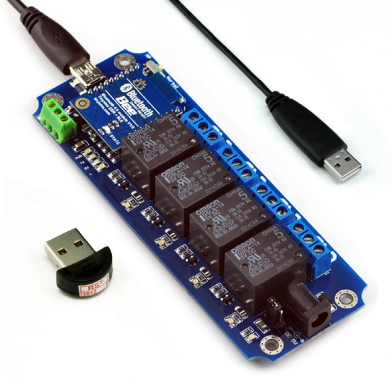 TOSR04 - 4 Channel Smartphone Bluetooth Relay Kit - (Andorid/iOS ...