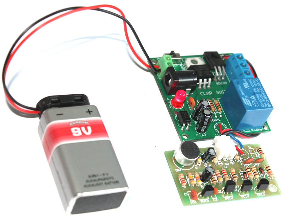 Relay module for Clap switch- Operate 100-240V AC Appliances– BUILDCIRCUITS