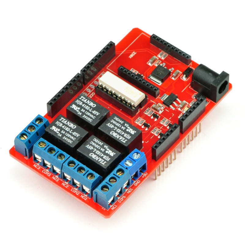 Relay Shield for Arduino– BUILDCIRCUITS