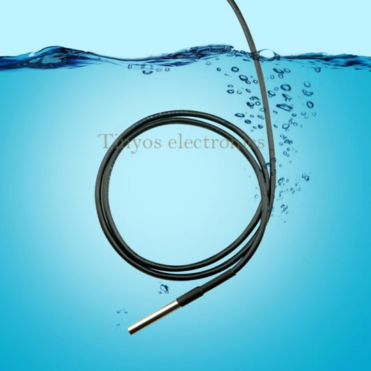 Waterproof Digital Thermal Probe Or Sensor DS18B20 (Length: 1 Meter)